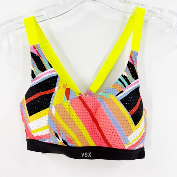 VSX Sport Bright Padded Racerback Workout Sports Bra Women's Size 32B - Picture 1 of 7